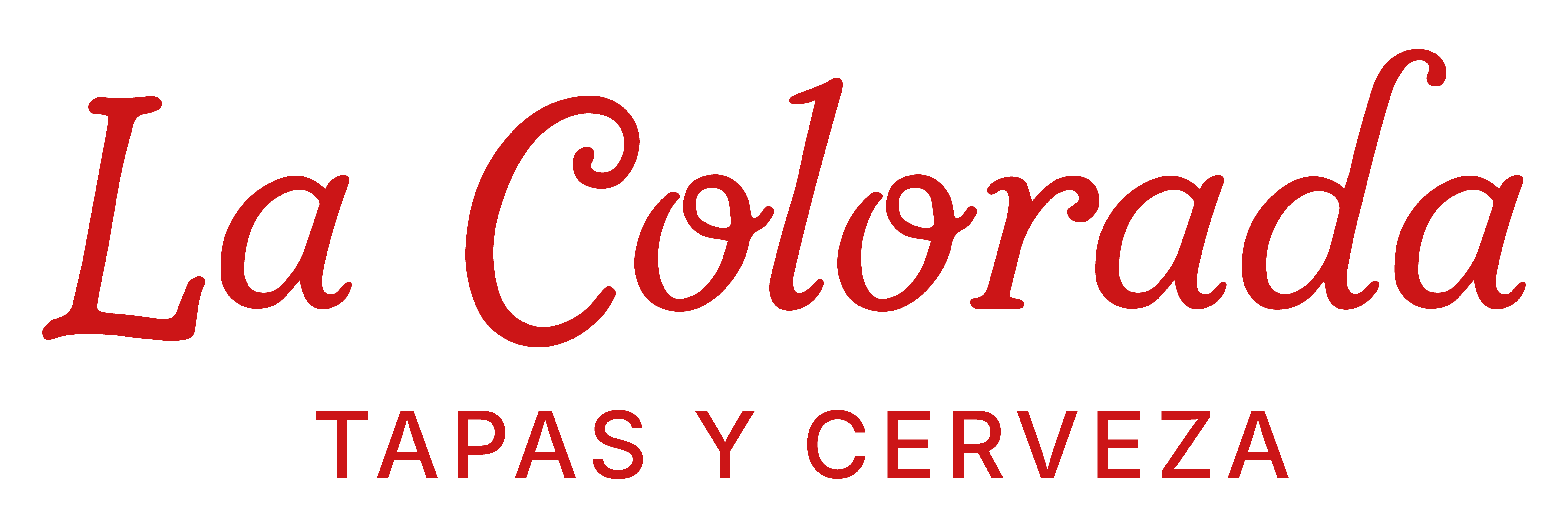 Logotipo de La Colorada, cervecería y bar de tapas en Tomares